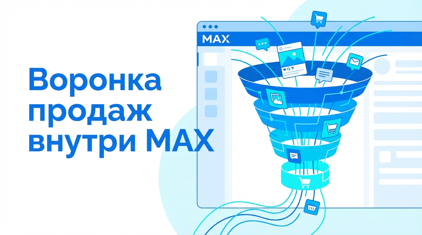 Воронка продаж внутри MAX: как прогревать подписчиков от первого поста до целевого действия, не уводя на сайт