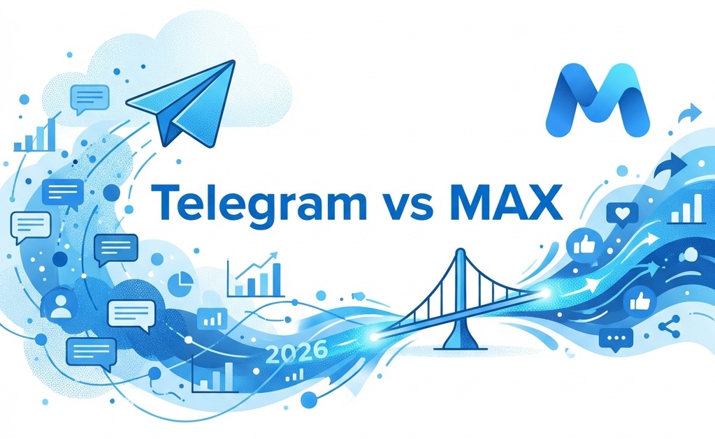 Сравнение охватов: один и тот же пост в Telegram и MAX — где аудитория активнее в 2026 году?