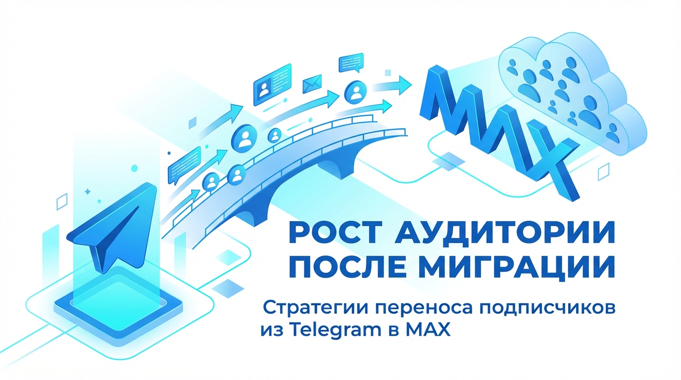 Рост аудитории после миграции: стратегии переноса подписчиков из Telegram в MAX