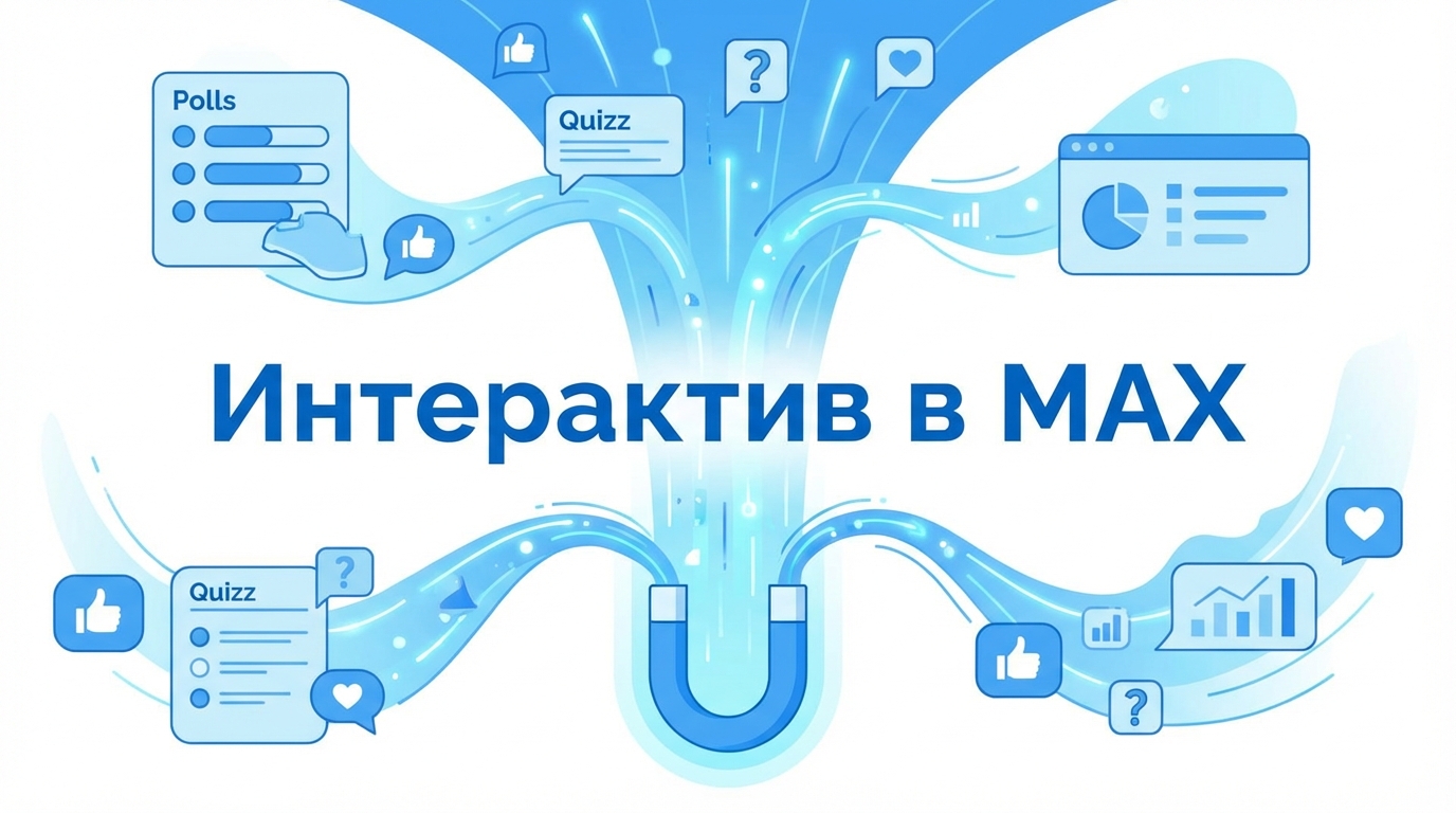 Интерактив в MAX: как опросы, викторины и реакции влияют на удержание аудитории (метрика retention)